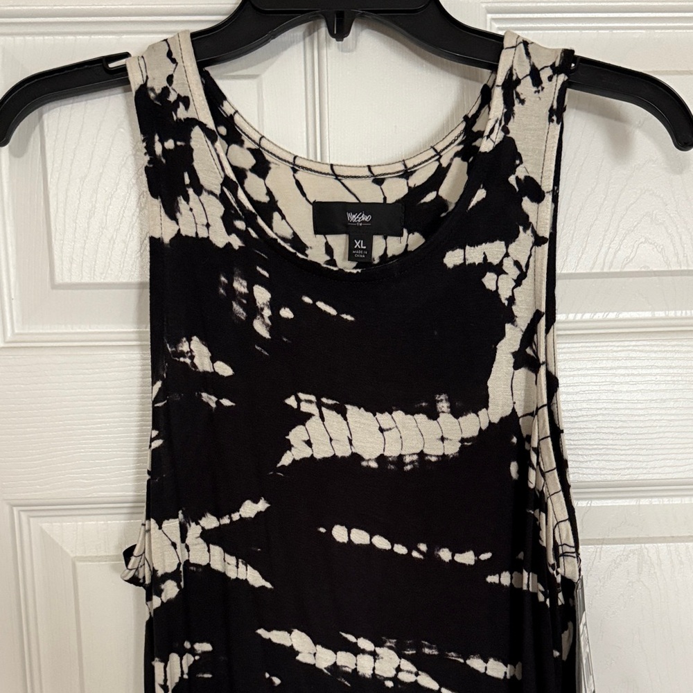 Mossimo Black and White Tank Dress - XL